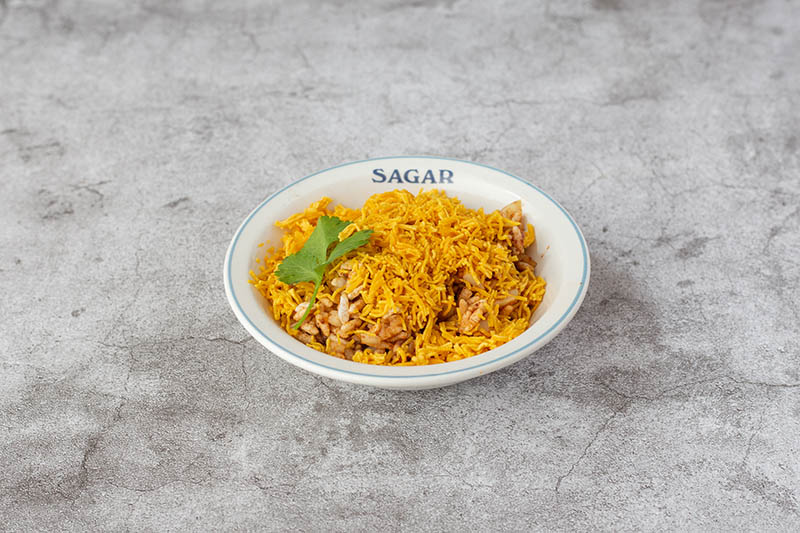 South Indian Vegetarian dish at Sagar Restaurant London Bhel Puri