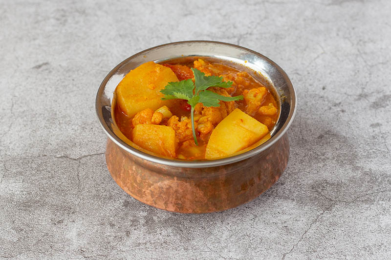 South Indian Vegetarian dish at Sagar Restaurant London Aloo Ghobi