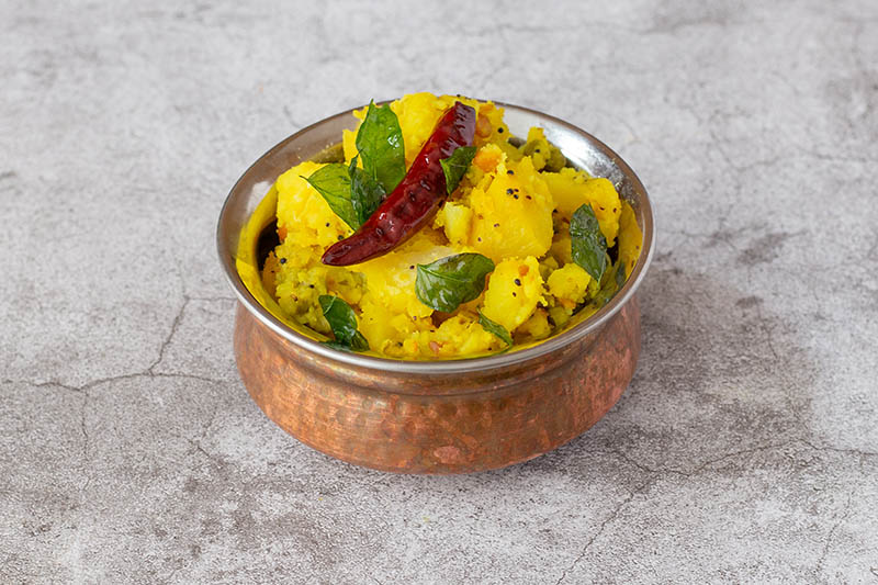 South Indian Vegetarian dish at Sagar Restaurant London Potato Palya