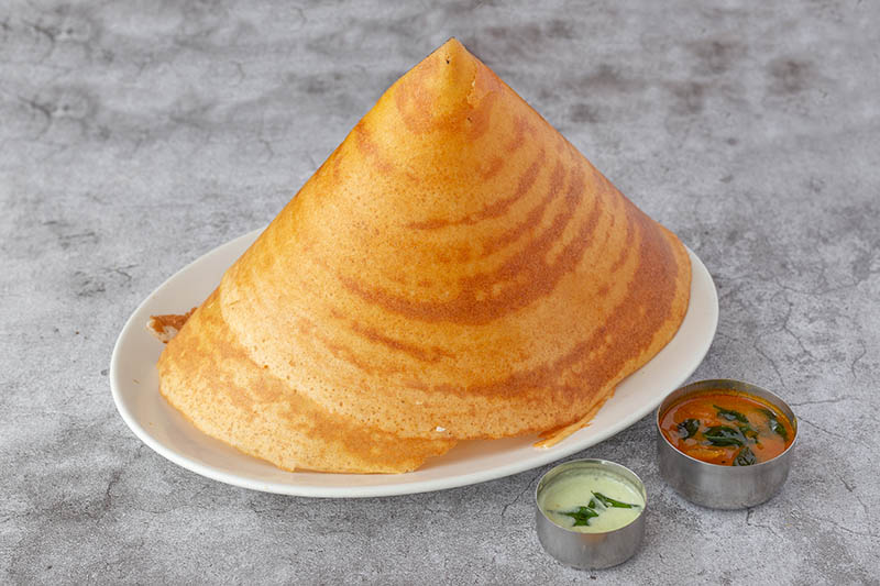 South Indian Vegetarian dish at Sagar Restaurant London Ghee Roast