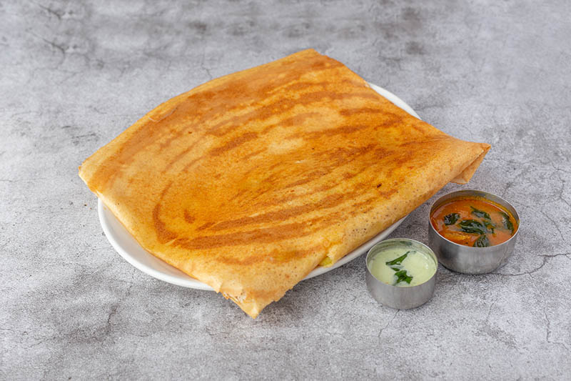 South Indian Vegetarian dish at Sagar Restaurant London Paneer Dosa