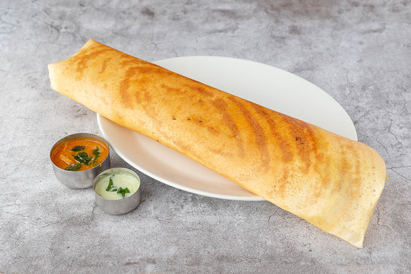 South Indian Vegetarian dish at Sagar Restaurant London Plain Dosa