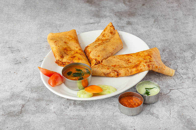 South Indian Vegetarian dish at Sagar Restaurant London Sagar Special Dosa