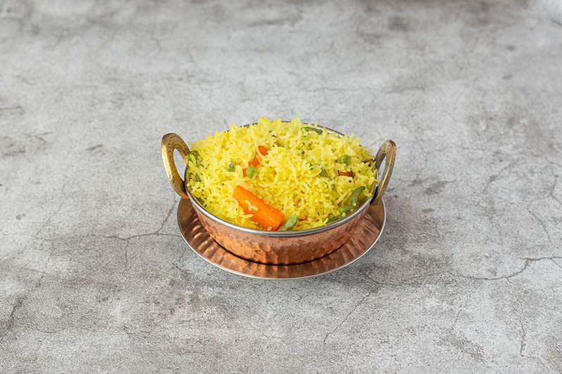 South Indian Vegetarian dish at Sagar Restaurant London Vegetable Pilau Rice