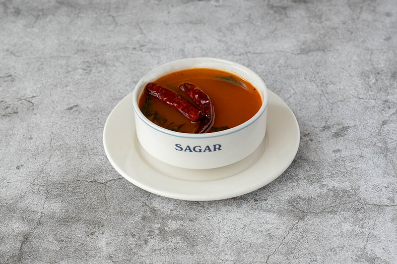South Indian Vegetarian dish at Sagar Restaurant London Soup Rasam
