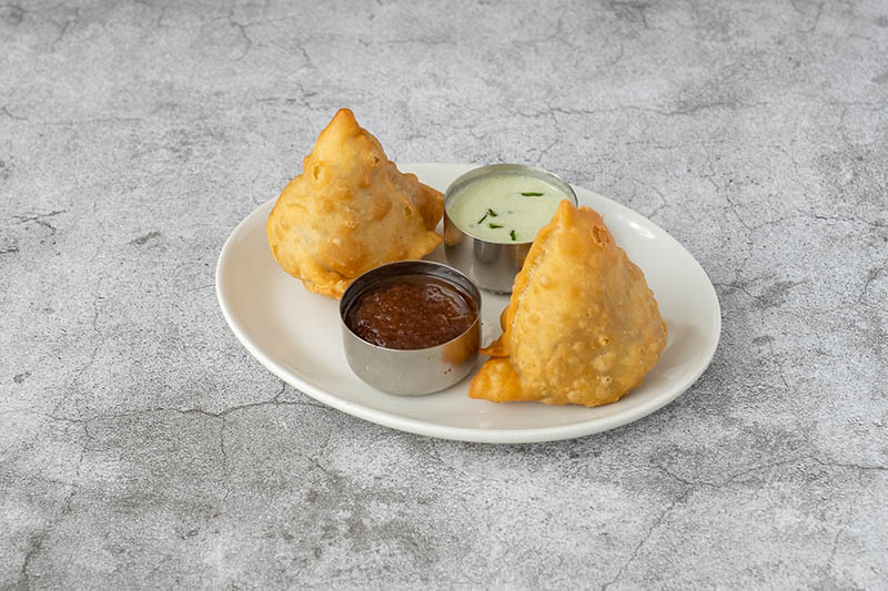 South Indian Vegetarian dish at Sagar Restaurant London Samosa