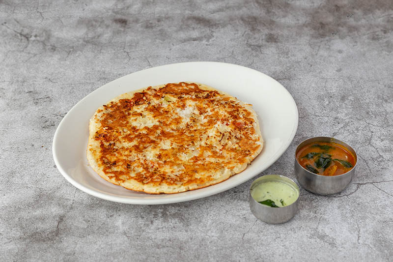 South Indian Vegetarian dish at Sagar Restaurant London Coconut Uthappam